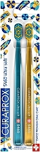 Kup Zestaw szczoteczek do zębów Summer Edition, 5460 Ultra Soft, 2 szt, niebieska + żółta - Curaprox