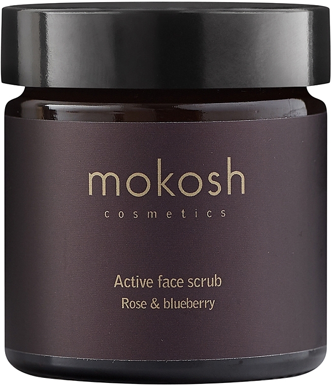 Aktywny peeling do twarzy Róża z jagodą - Mokosh Cosmetics — Zdjęcie N2