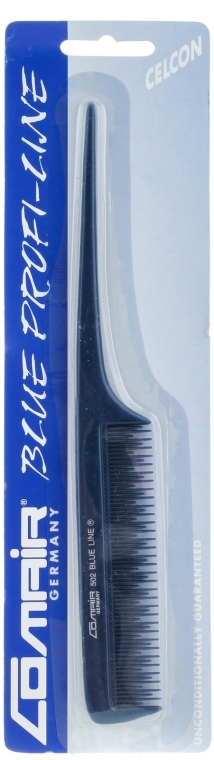Grzebień nr 502 Blue Profi Line z zębami do tapirowania włosów, 20,5 cm - Comair