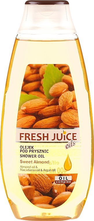 Olejek pod prysznic Słodki migdał - Fresh Juice Shower Oil Sweet Almond — Zdjęcie N1