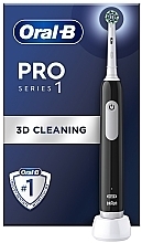 Elektryczna szczoteczka do zębów, czarna - Oral-B Pro 1 Cross Action Electric Toothbrush Black — Zdjęcie N2