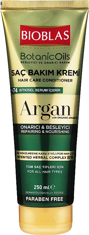 Odżywka do włosów z olejkiem arganowym - Bioblas Botanic Oils — Zdjęcie N1