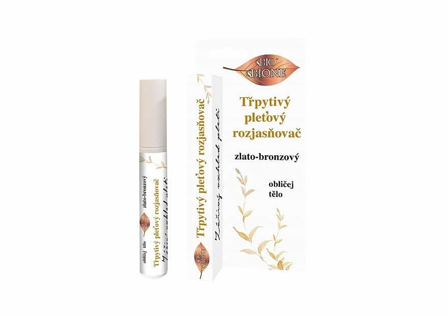 Rozświetlacz do twarzy - Bione Cosmetics Facial Highlighter Golden Bronze  — Zdjęcie N1