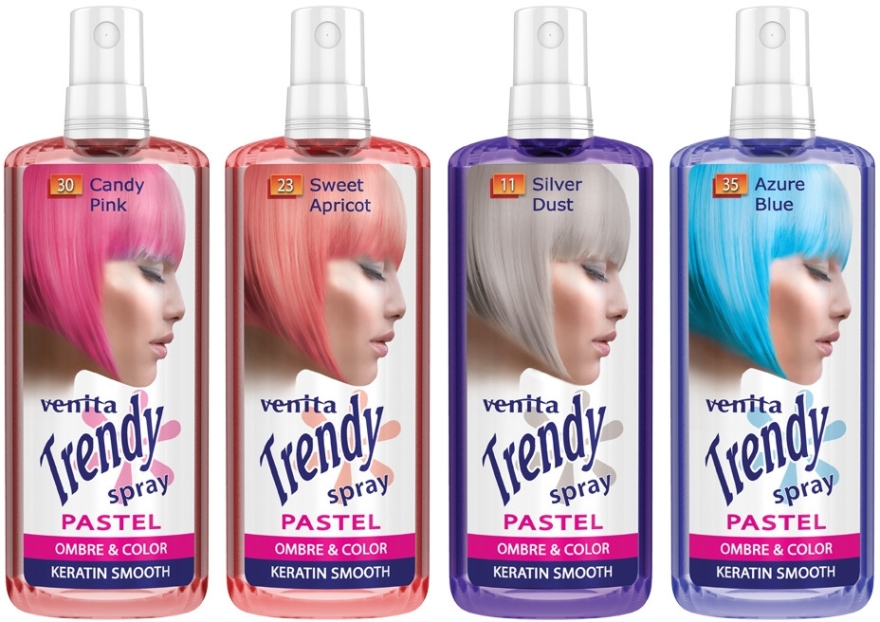 Koloryzujący spray do włosów - Venita Trendy Pastel Spray — Zdjęcie N2