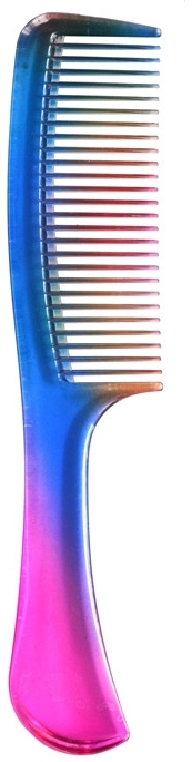Grzebień do włosów tęczowy z rączką - Inter-Vion — Zdjęcie N1
