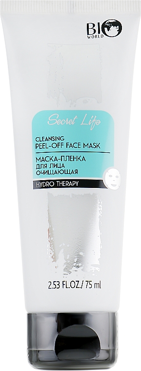 Oczyszczająca maseczka do twarzy - Bio World Secret Life Hydro Therapy Cleansing Peel-Off Face Mask — Zdjęcie N1