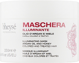 Kup Maska do włosów farbowanych z olejkiem arganowym i miodem - Renee Blanche Bheyse Maschera Illuminating