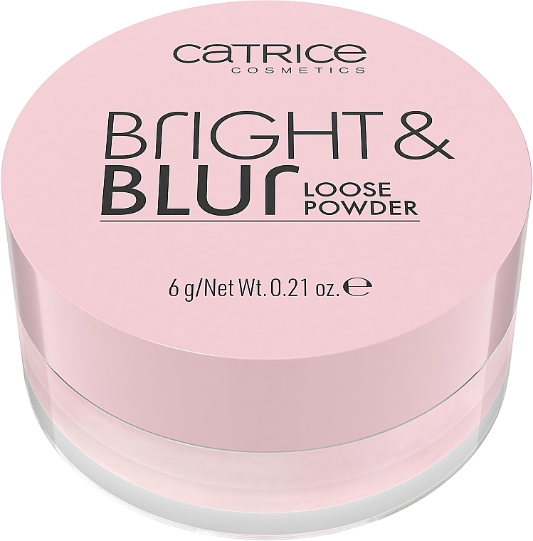 Rozjaśniająco-wygładzający sypki puder do twarzy - Catrice Bright & Blur Loose Powder — Zdjęcie N2