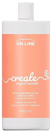 Żel do kąpieli i pianka 2w1 Create - On Line Bath & Shower Gel — Zdjęcie N1