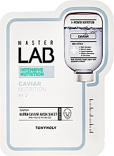 Kup Intensywnie odżywiająca maska w płachcie do twarzy - Tony Moly Master Lab Intensive Nutrition Caviar Nutrition Face Mask Sheet