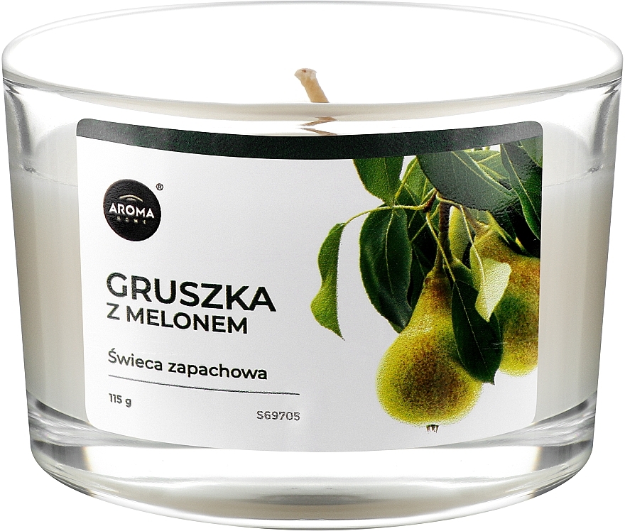 Aroma Home Basic Pear With Melon - Świeca zapachowa — Zdjęcie N1