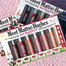 Zestaw matowych pomadek w płynie - TheBalm Meet Matt(e) Hughes Mini Kit San Francisco (lipstick/6x1,2ml) — Zdjęcie N7