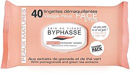 Chusteczki do demkakijażu - Byphasse Make-up Remover Pomegranate Extract And Green Tea — Zdjęcie N1