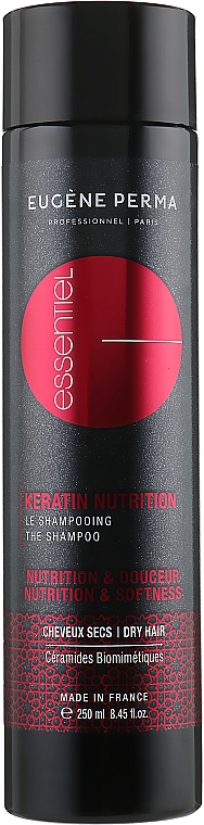 Szampon z keratyną Intensywnie odżywczy - Eugene Perma Essentiel Keratin Nutrition Shampoo — Zdjęcie N3