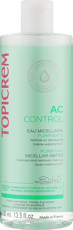 Oczyszczająca woda micelarna - Topicrem AC Purifying Micellar Water — Zdjęcie N3