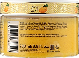 Odżywczy peeling cukrowy do ciała z masłem mango - Vollare VegeBar Sugar Body Scrub Crazy Mango — Zdjęcie N3