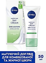 Matujący krem na dzień Intensywne nawilżenie 24 godziny - NIVEA Mattifying Day Cream — Zdjęcie N3