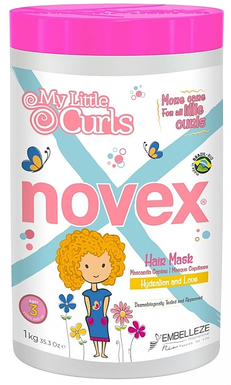 PRZECENA! Maska do włosów kręconych - Novex My Little Curls Hair Mask * — Zdjęcie N2