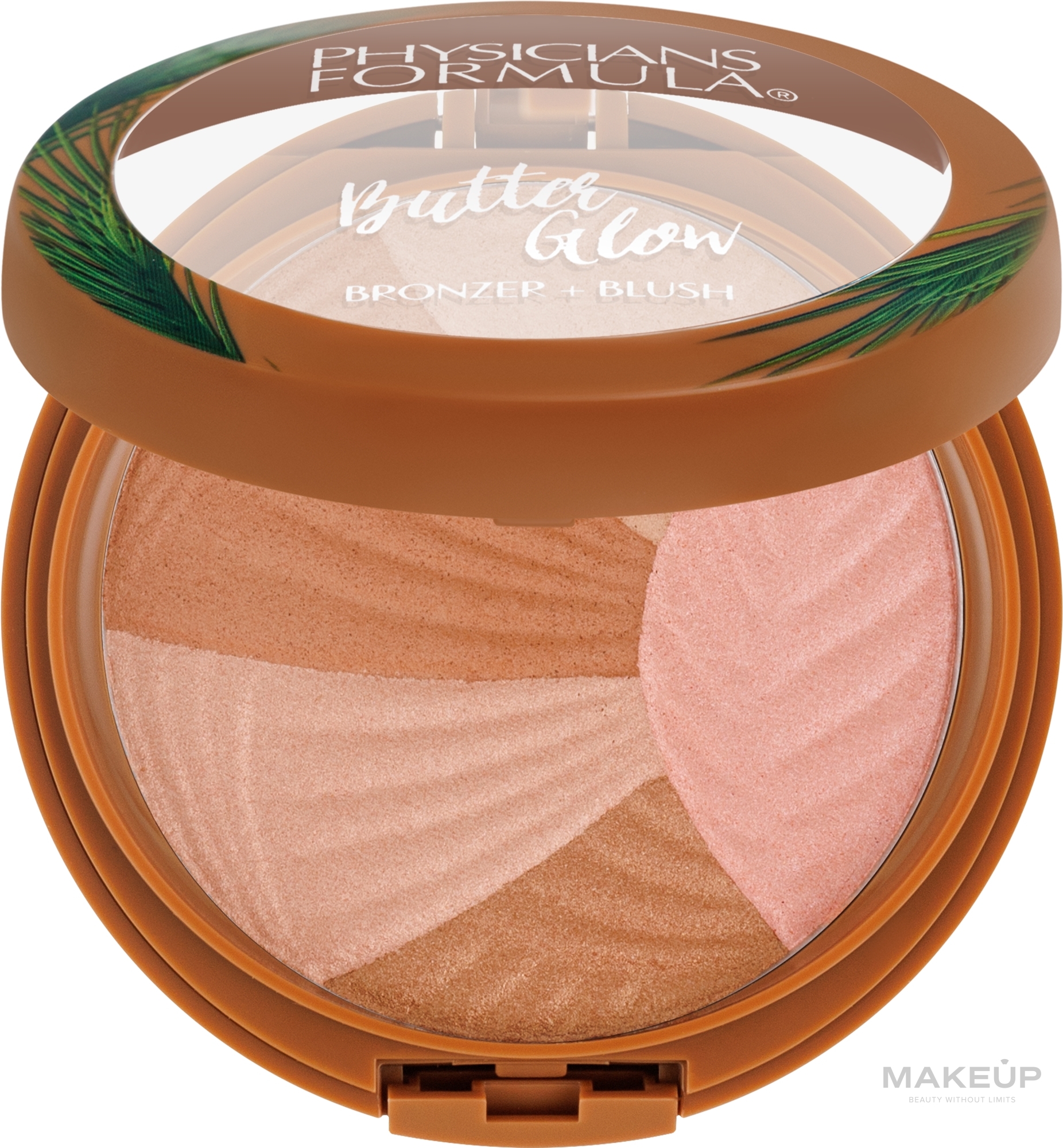 Paleta do konturowania twarzy - Physicians Formula Butter Glow Bronzer + Blush Healthy Glow — Zdjęcie 8.2 g