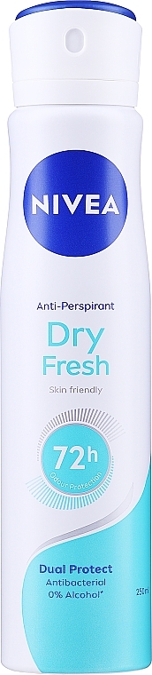 Antybakteryjny antyperspirant w sprayu - NIVEA Dry Fresh Anti-Perspirant Spray