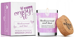 Świeca do masażu Czarna porzeczka i kiwi - Magnetifico Enjoy it! Massage Candle Blackcurrant & Kiwi — Zdjęcie N2