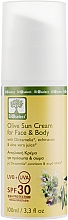 Kup Oliwkowy krem ​​przeciwsłoneczny do twarzy i ciała - Bioselect Olive Sun Cream For Face & Body SPF30