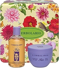 L'Erbolario Acqua Di Profumo Iris - Zestaw (cr 300 ml + sh/gel 250 ml) — Zdjęcie N2