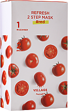 Kup PRZECENA! Dwufazowa maska ​​z pomidorem - Village 11 Factory Refresh 2-Step Mask Red *
