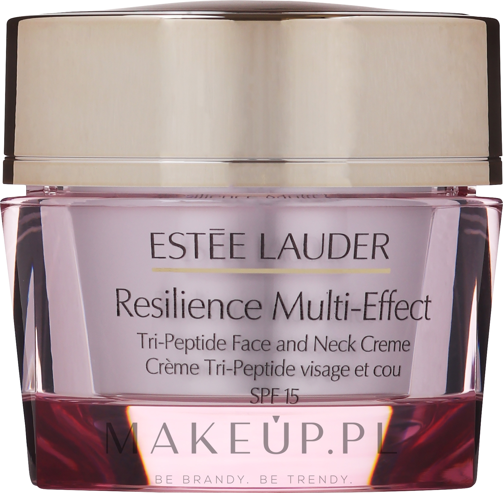 Trójpeptydowy krem do twarzy i szyi do skóry normalnej SPF 15 - Estée Lauder Resilience Multi-Effect Tri-Peptide Face And Neck Creme — Zdjęcie 50 ml