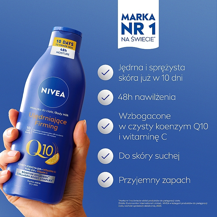 Ujędrniające mleczko do ciała - NIVEA Q10 + Vitamin C Body Lotion — Zdjęcie N3