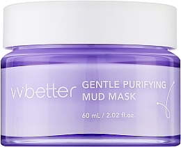 Błotna maska ​​do twarzy z kaolinem, bakuchiolem i skwalanem - VVbetter Gentle Purifying Mud Mask — Zdjęcie N1