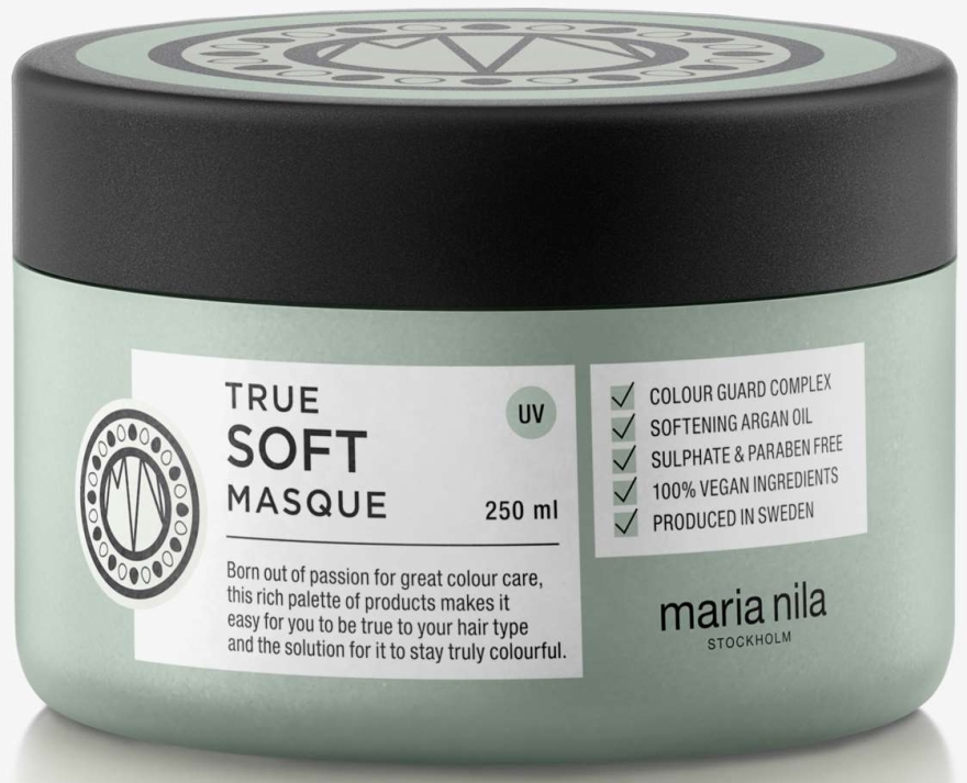 Zmiękczająca maska do włosów - Maria Nila True Soft Masque — Zdjęcie N1