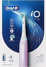 Elektryczna szczoteczka do zębów, fioletowa - Oral-B iO Series 4  — Zdjęcie N1