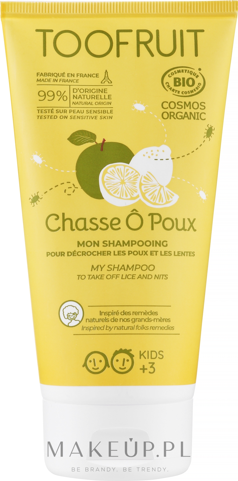 Szampon do włosów dla dzieci przeciw wszom - Toofruit Lice Hunt Shampoo — Zdjęcie 150 ml