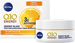 Przeciwzmarszczkowy krem na dzień - NIVEA Q10 Energy Anti-Wrinkle Day Cream SPF15 — Zdjęcie N1