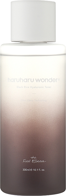 Hialuronowy tonik z ekstraktem z czarnego ryżu - Haruharu Wonder Black Rice Hyaluronic Toner — Zdjęcie N3
