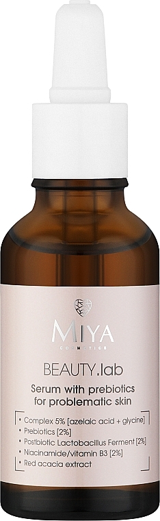 Serum z prebiotykami do skóry problematycznej - Miya Cosmetics Beauty Lab Serum With Prebiotics For Problem Skin — Zdjęcie N1