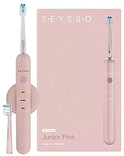 Elektryczna szczoteczka do zębów, różowa - Seysso Kids Junior Pink Sonic Toothbrush — Zdjęcie N1