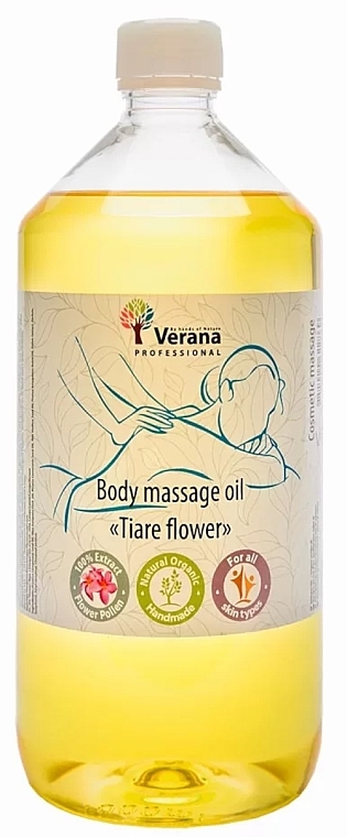 Olejek do masażu ciała Tiare Flower - Verana Body Massage Oil — Zdjęcie N2