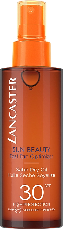 Wodoodporny olejek do opalania SPF 30 - Lancaster Sun Beauty Satin Sheen Oil — Zdjęcie N1