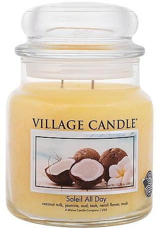 Świeca zapachowa w słoiku - Village Candle Soleil All Day — Zdjęcie N1