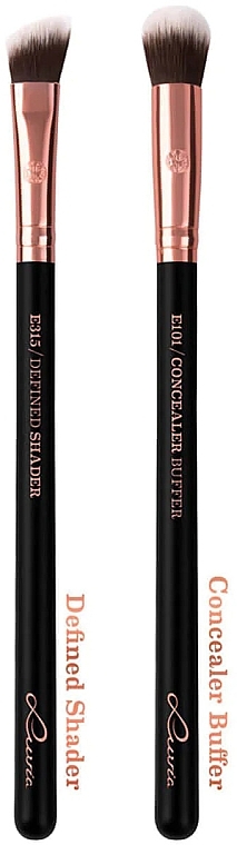 Zestaw pędzli do makijażu, 14 szt. - Luvia Cosmetics Black Diamond Essential Brushes Set — Zdjęcie N5