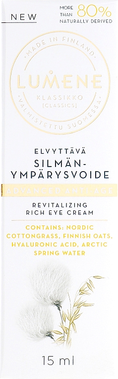 Rewitalizujący krem przeciwzmarszczkowy pod oczy - Luṁene Klassikko Advanced Anti-Age Revitalizing Rich Eye Cream — Zdjęcie N4