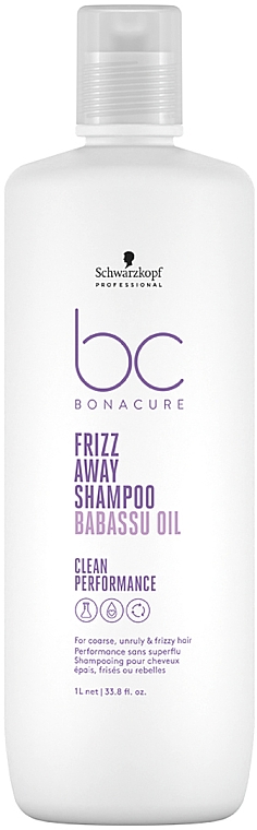 Szampon do włosów kręconych - Schwarzkopf Professional Bonacure Frizz Away Shampoo  — Zdjęcie N2