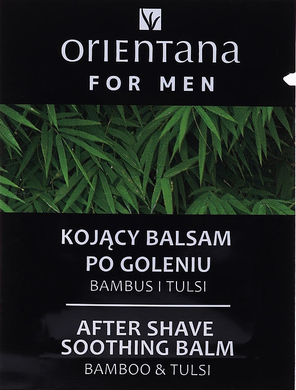 Kojący balsam po goleniu Bambus i tulsi - Orientana After Shave Soothing Balm (próbka) — Zdjęcie N1