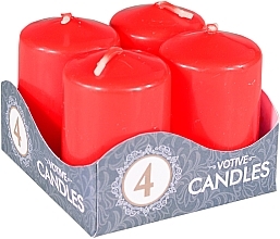 Zestaw świec, czerwony mat - Admit Votive Candles — Zdjęcie N1