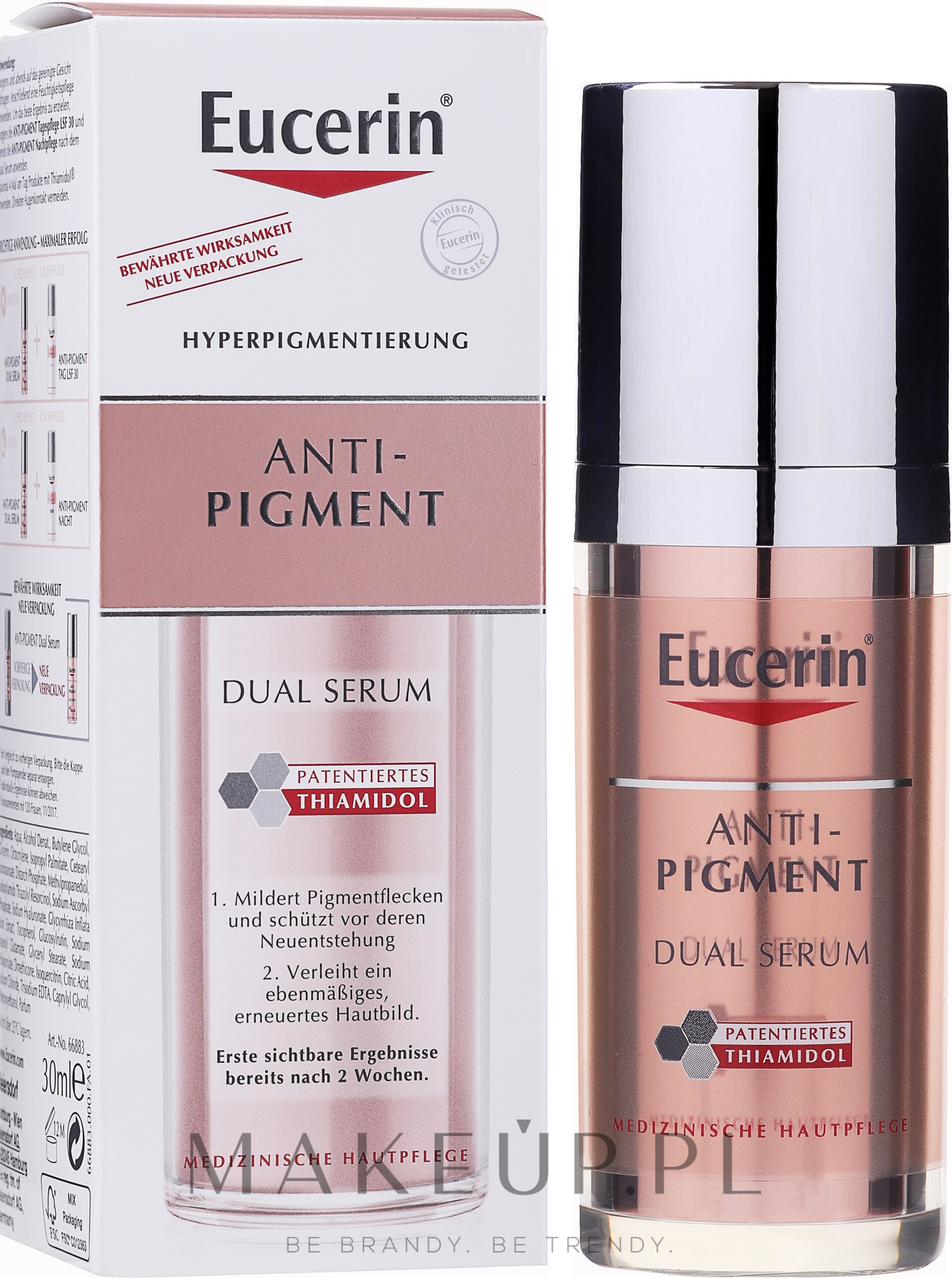 Rozświetlające serum do twarzy przeciw przebarwieniom skóry - Eucerin Anti-Pigment Serum — Zdjęcie 30 ml
