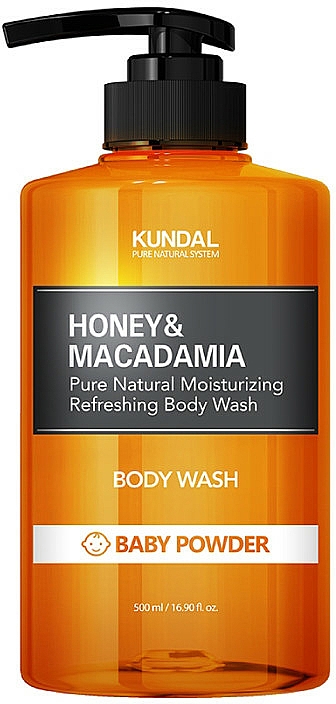 Orzeźwiający żel pod prysznic - Kundal Honey & Macadamia Body Wash Baby Powder — Zdjęcie N1