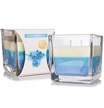 Świeca zapachowa trójwarstwowa w szkle Antytytoniowa - Bispol Scented Candle Anti Tobacco — Zdjęcie N2