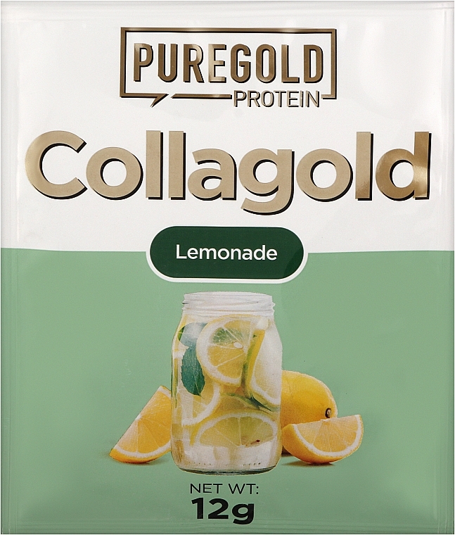 Kolagen z kwasem hialuronowym, witaminą C i cynkiem Lemoniada - Pure Gold CollaGold Lemonade — Zdjęcie N3